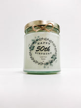 Load image into Gallery viewer, Happy 50th Birthday Candle