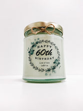 Load image into Gallery viewer, Happy 60th Birthday Candle