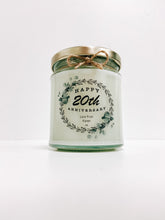 Load image into Gallery viewer, Happy 20th Anniversary Candle