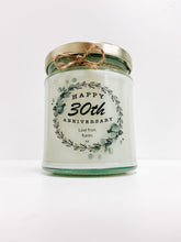Load image into Gallery viewer, Happy 30th Anniversary Candle