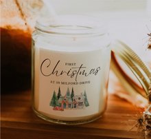 Load image into Gallery viewer, First Christmas in New Home Candle