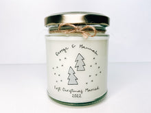 Load image into Gallery viewer, First Christmas Married Candle