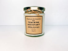 Load image into Gallery viewer, Thank You Best Teaching Assistant Candle