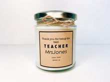 Load image into Gallery viewer, Thank You Best Teacher Candle