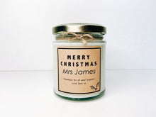 Load image into Gallery viewer, Christmas Teacher Candle