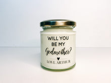 Load image into Gallery viewer, Will You Be My Godmother? Candle