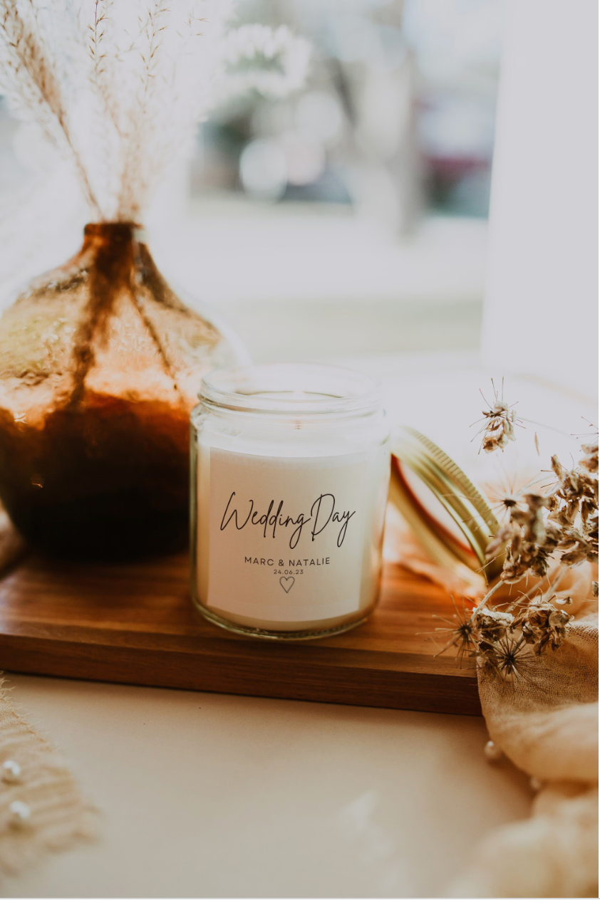 Wedding Day Candle