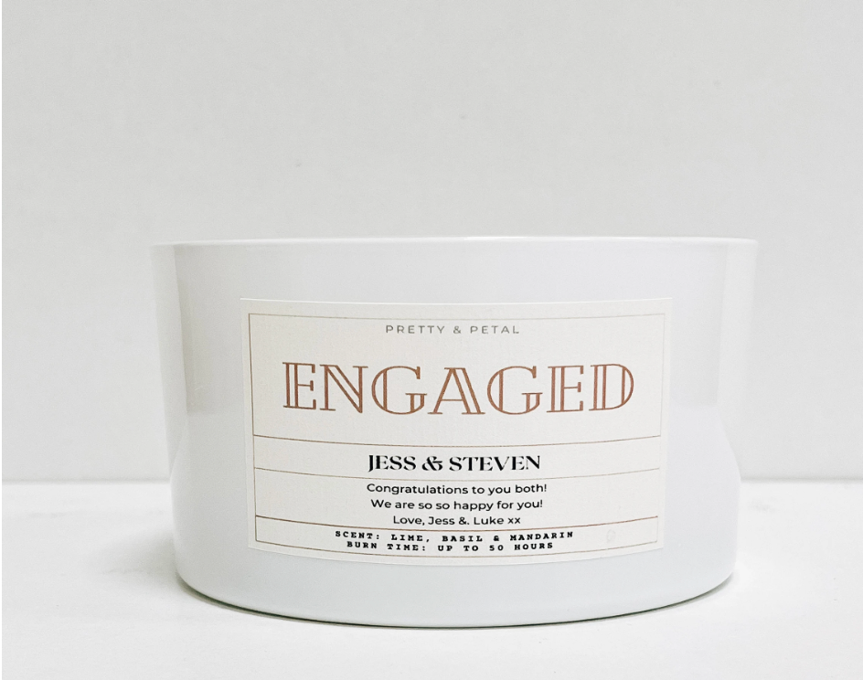 Engagement Candle