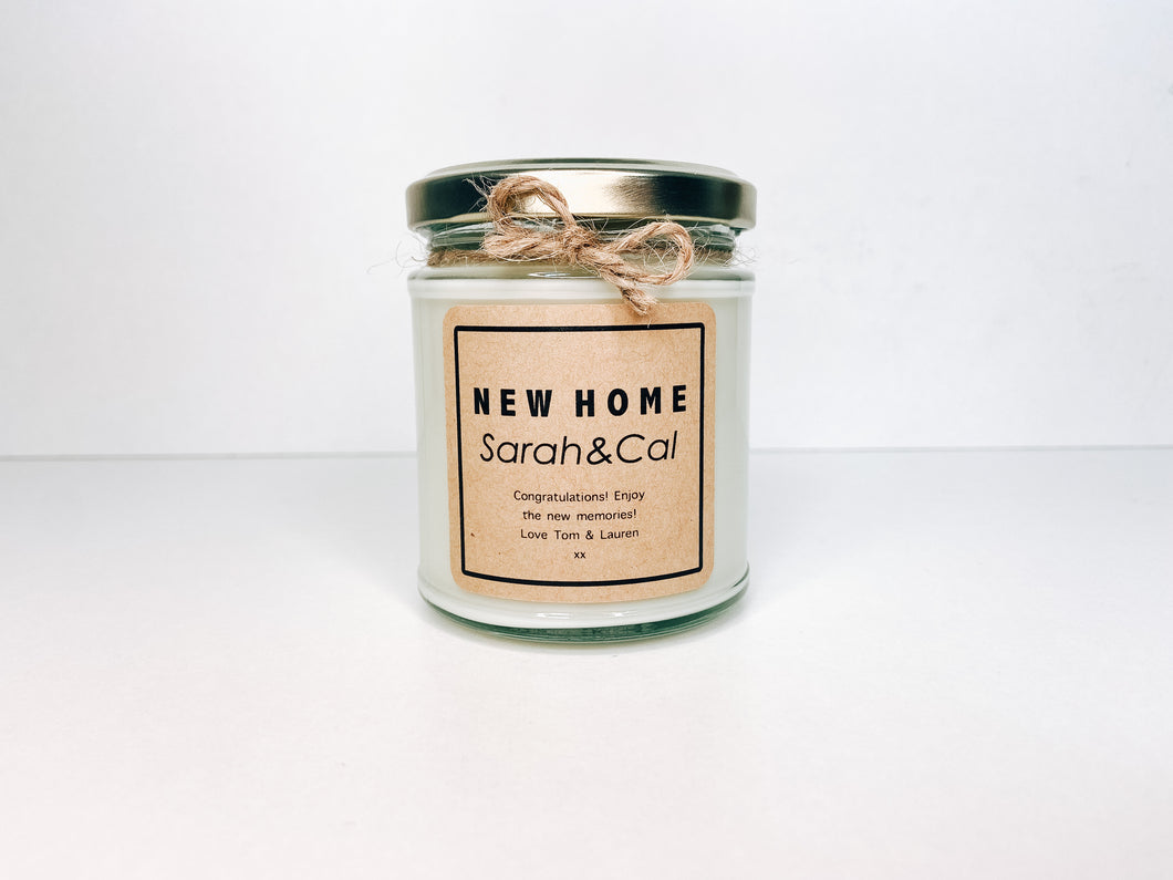 New Home Candle