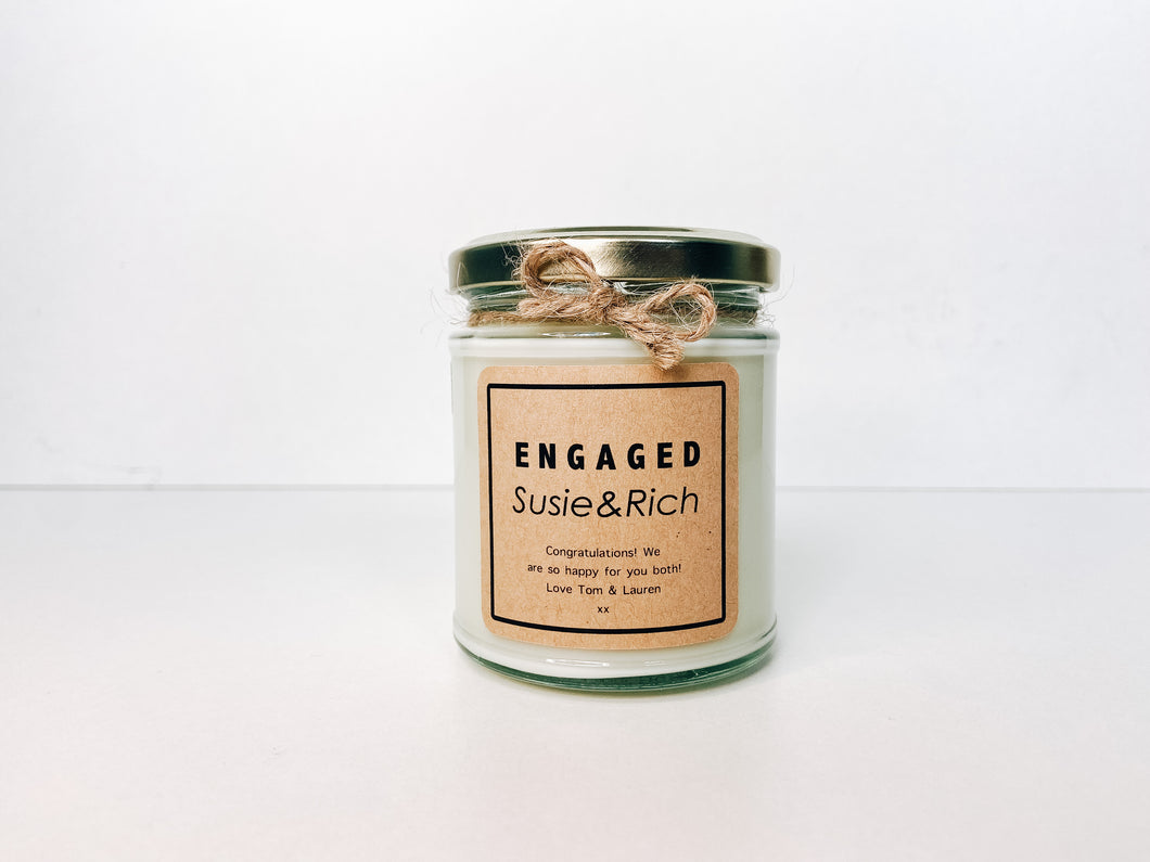 Engagement Candle