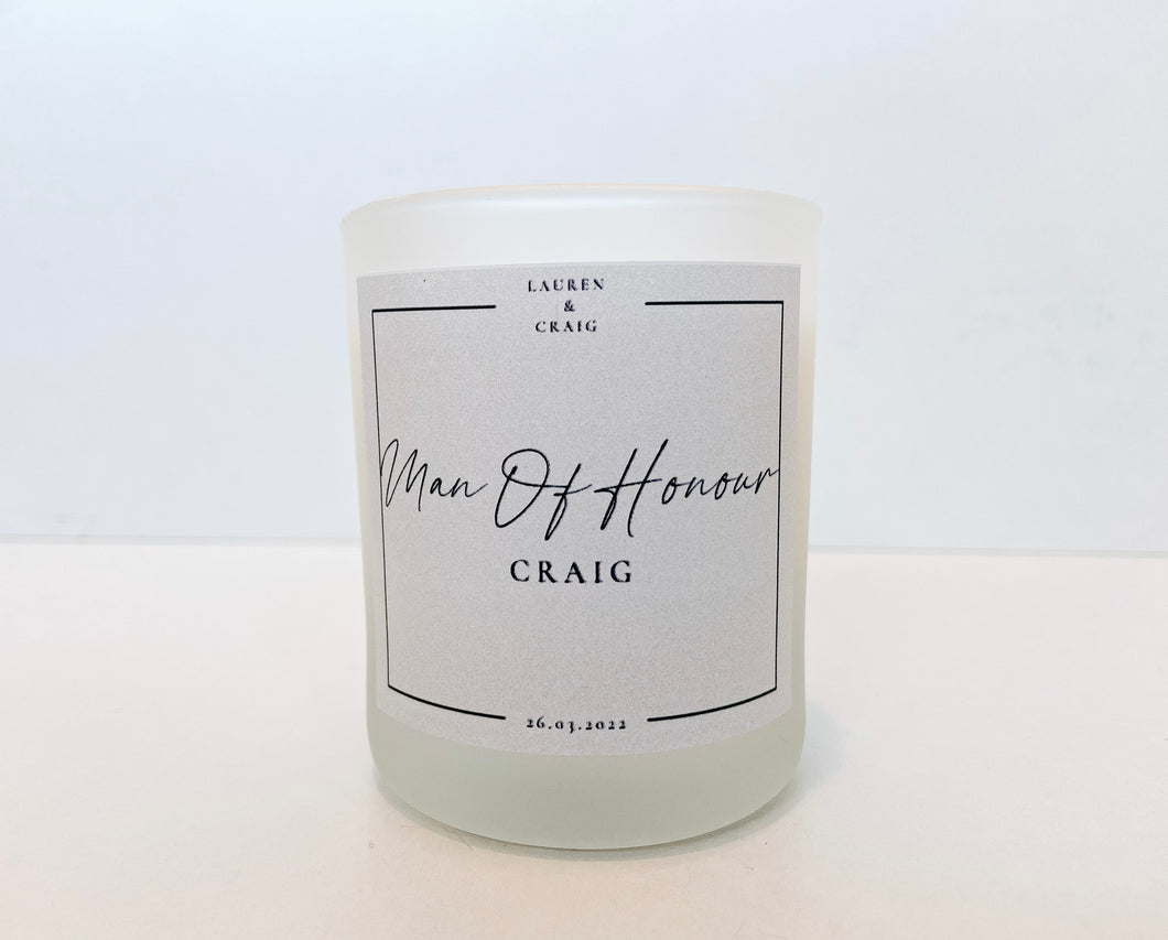 Man Of Honour Candle