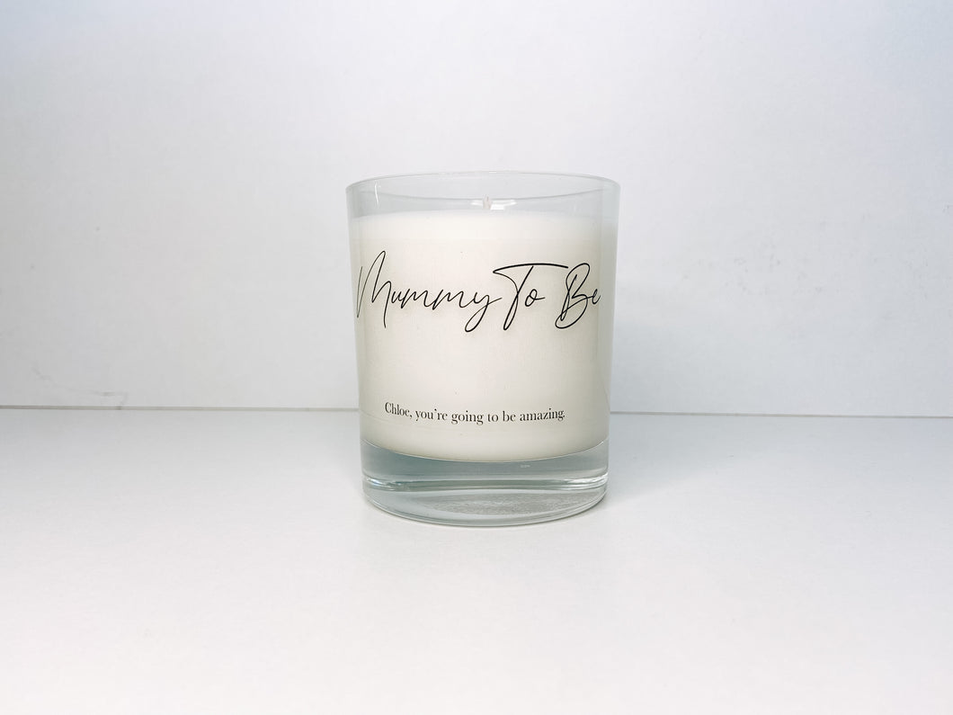 Mummy to Be Candle