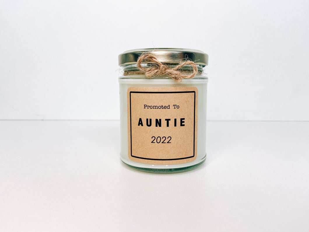 Promoted To Auntie Candle